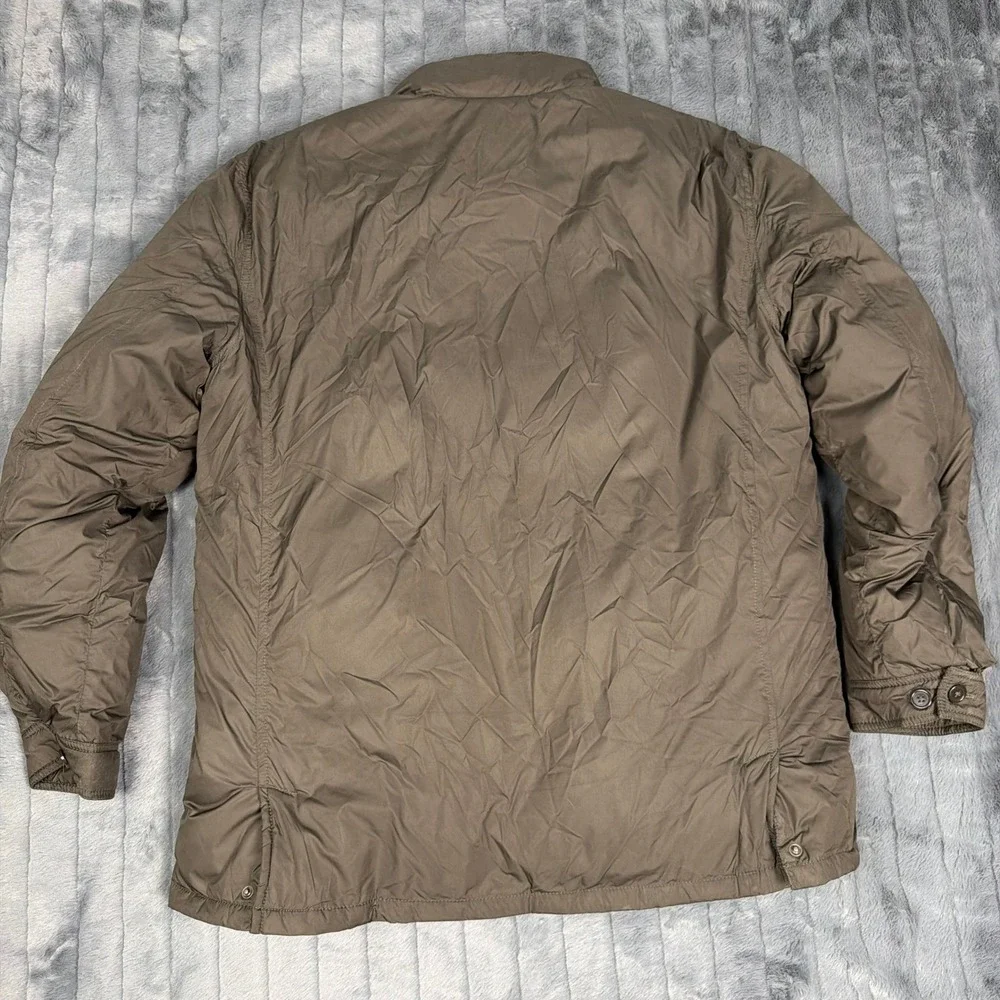 Tommy Hilfiger Mens XXL Down Filled Field Jacket Olive Brown Puffer Utility Coat